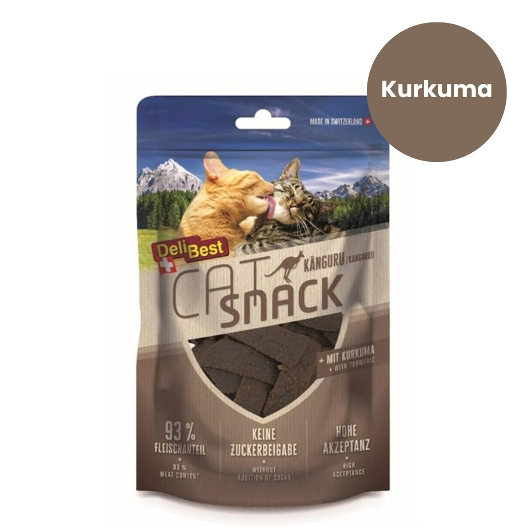 DeliBest Cat Snack Känguru Kurkuma