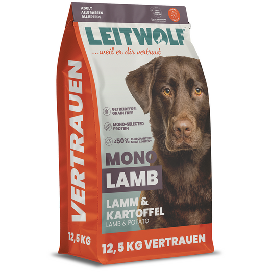 Leitwolf Mono Lamb Adult - Lamb & Kartoffel