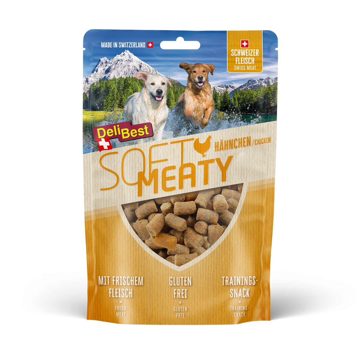 DeliBest Soft Meaty Feuchte Snacks Hähnchen 150g