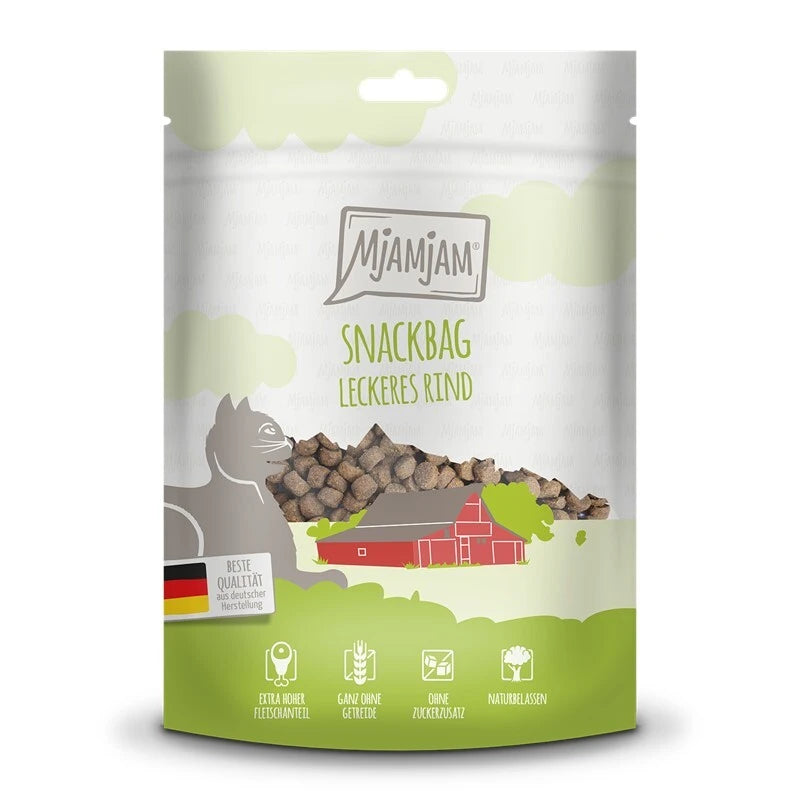 MjAMjAM Snackbag – leckeres Rind 125g